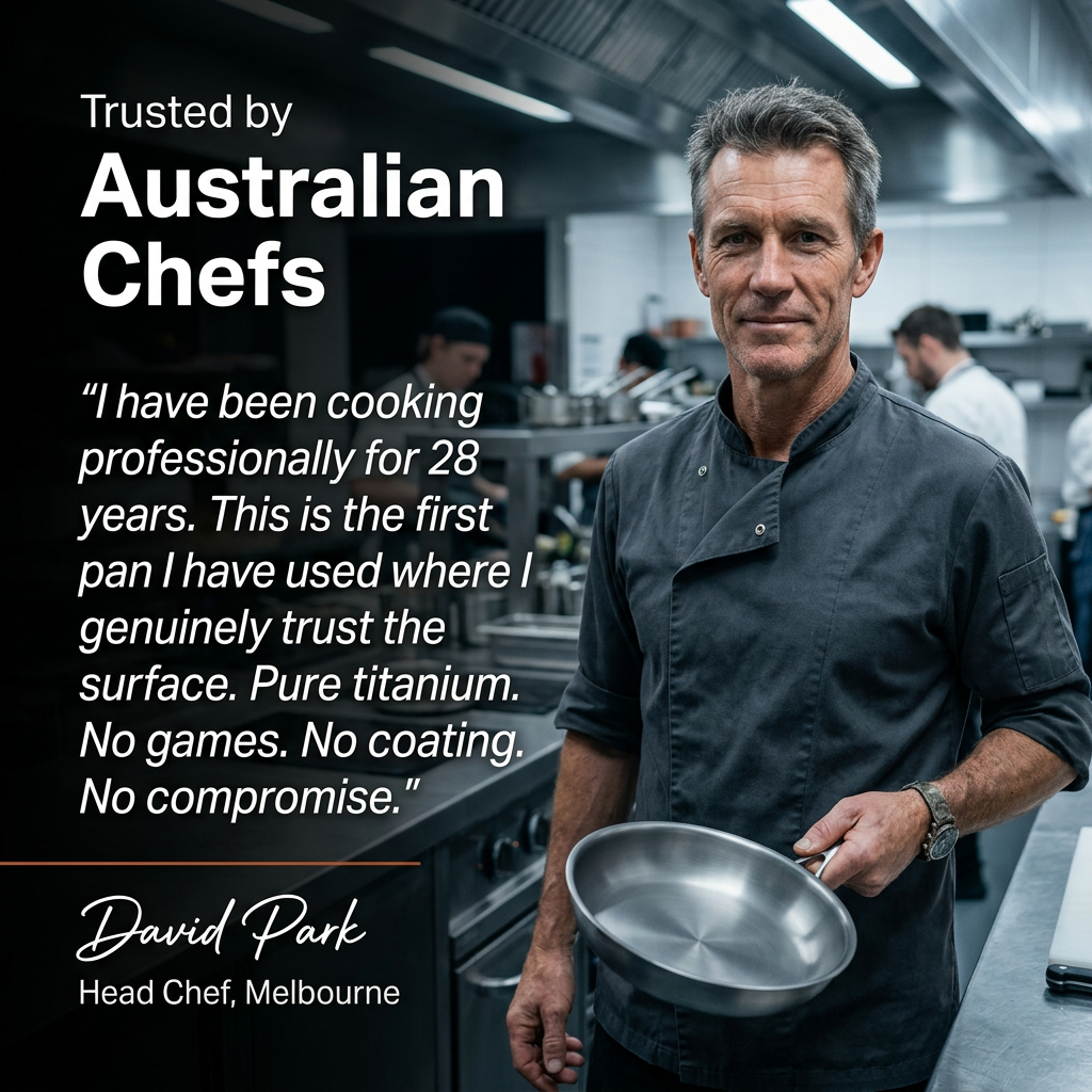 Titanium Pan Pro - David chef testimonial