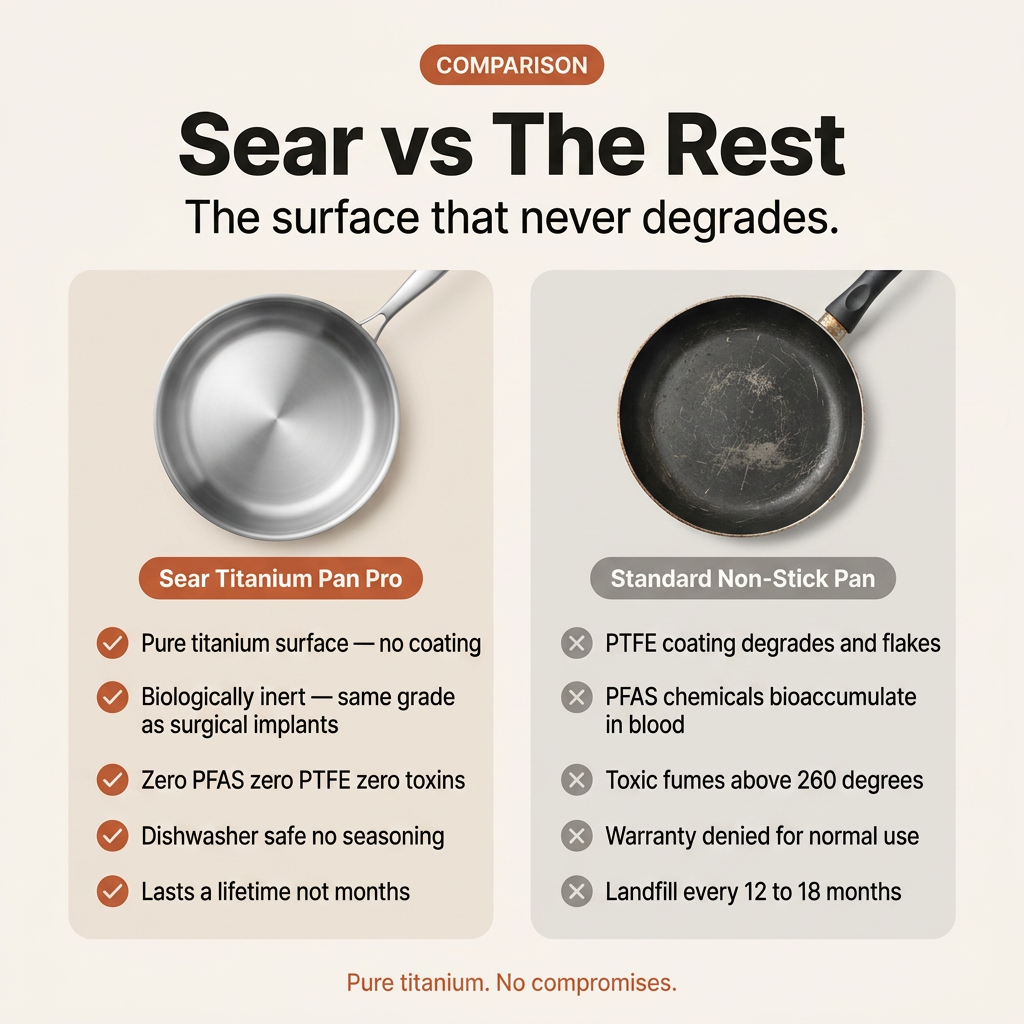 Titanium Pan Pro - Sear vs The Rest