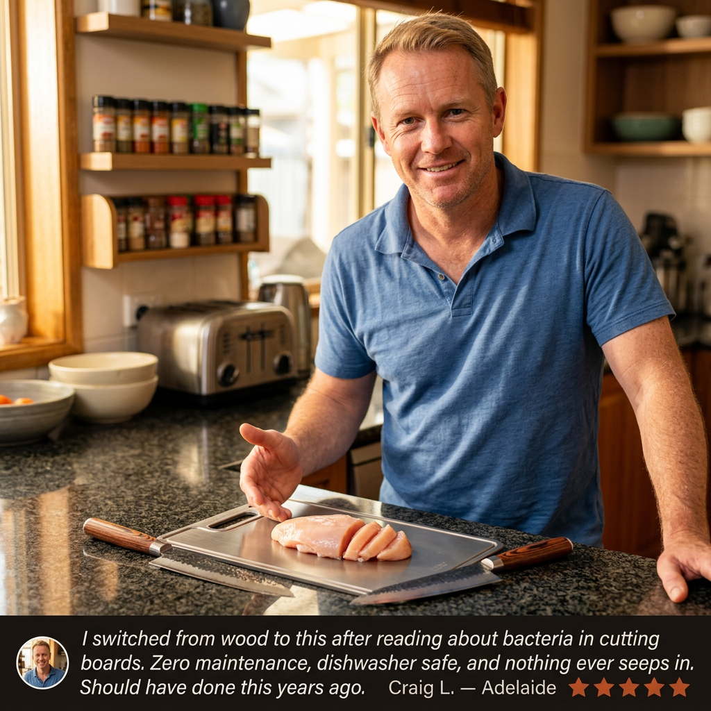 Titanium Cutting Board - Craig BIFL testimonial