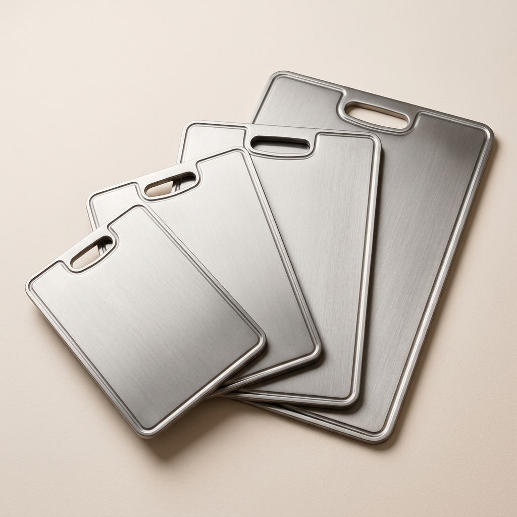 Titanium Cutting Board Bundle - hero all four sizes