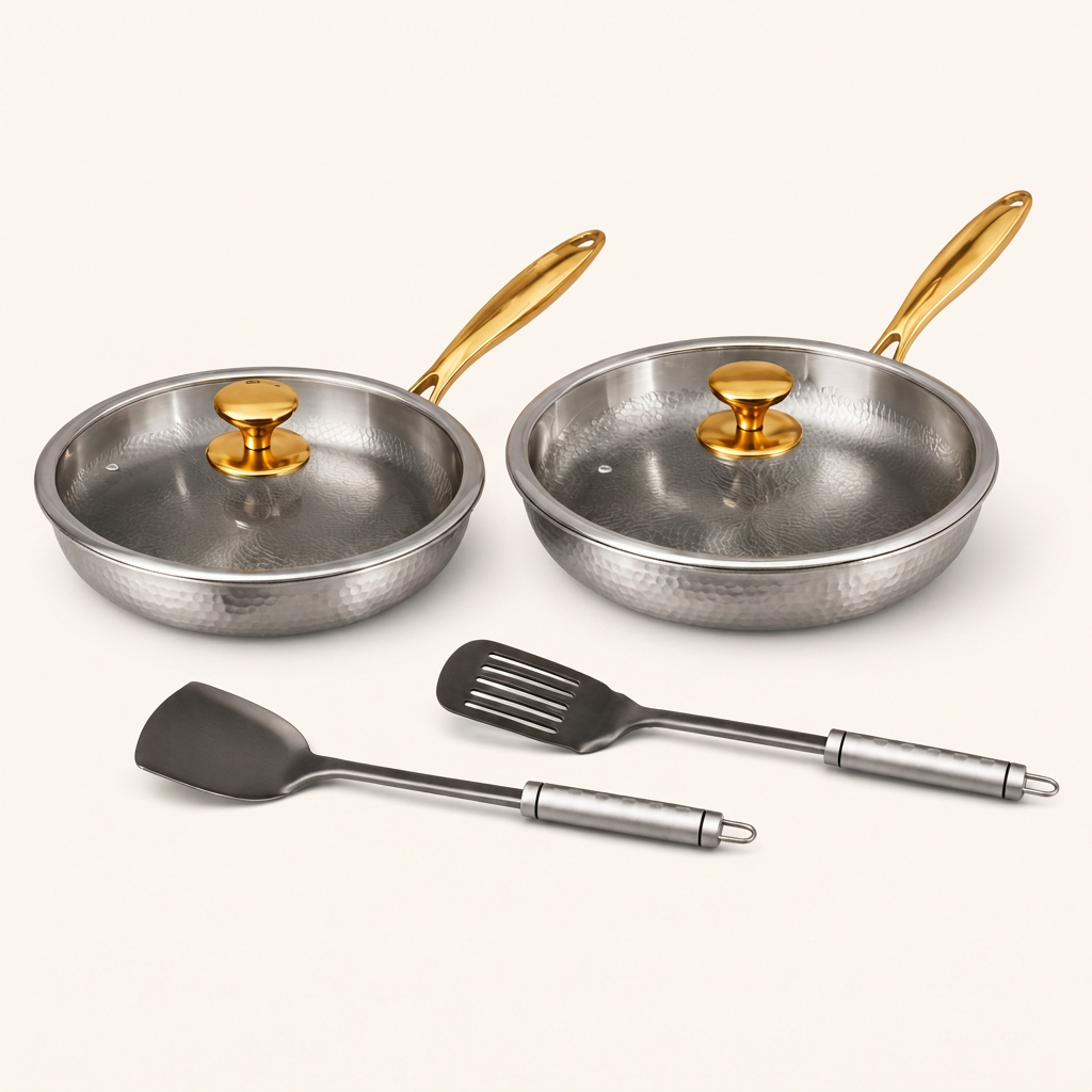 Everyday Titanium Pan Duo - hero both sizes