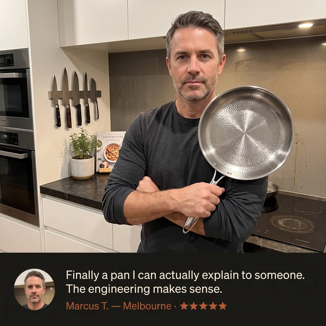 Titanium Hammered Pan Pro Standard