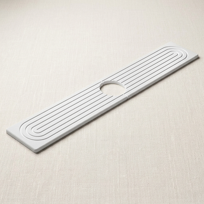 Diatomite Mat on warm linen background