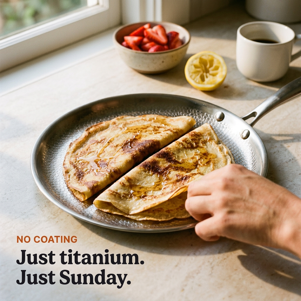 Titanium Hammered Crêpe Pan Pro - Just Sunday