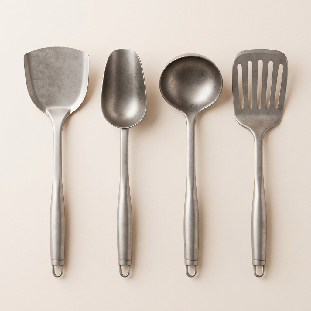 Titanium Utensil Set - hero all four
