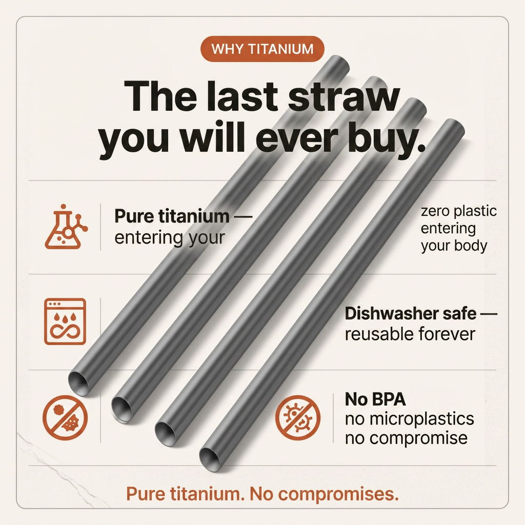 Titanium Straws - why titanium card