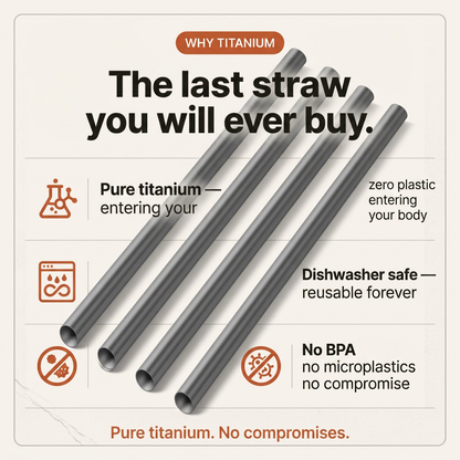 Titanium Straws - why titanium card