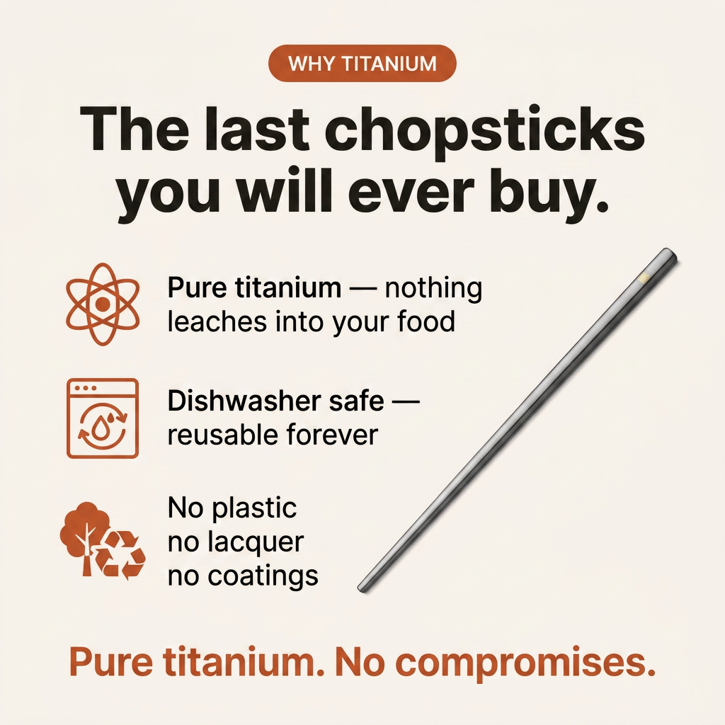 Titanium Chopsticks - why titanium card