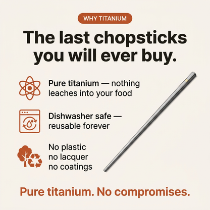 Titanium Chopsticks - why titanium card