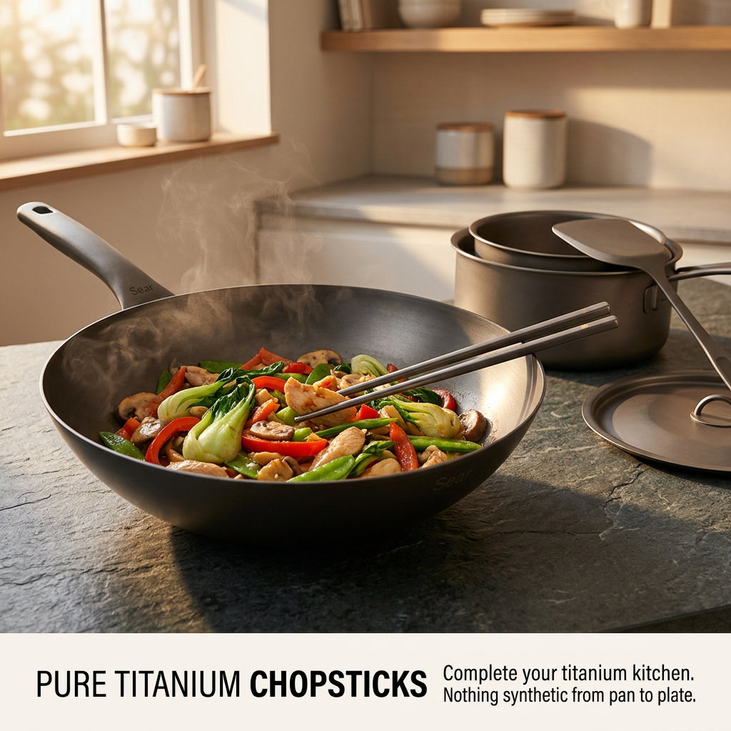 Titanium Chopsticks - complete titanium kitchen