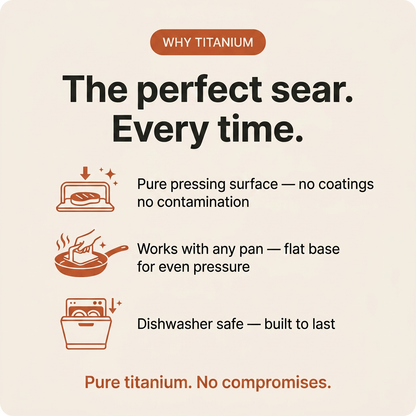 Grill Press - why titanium card