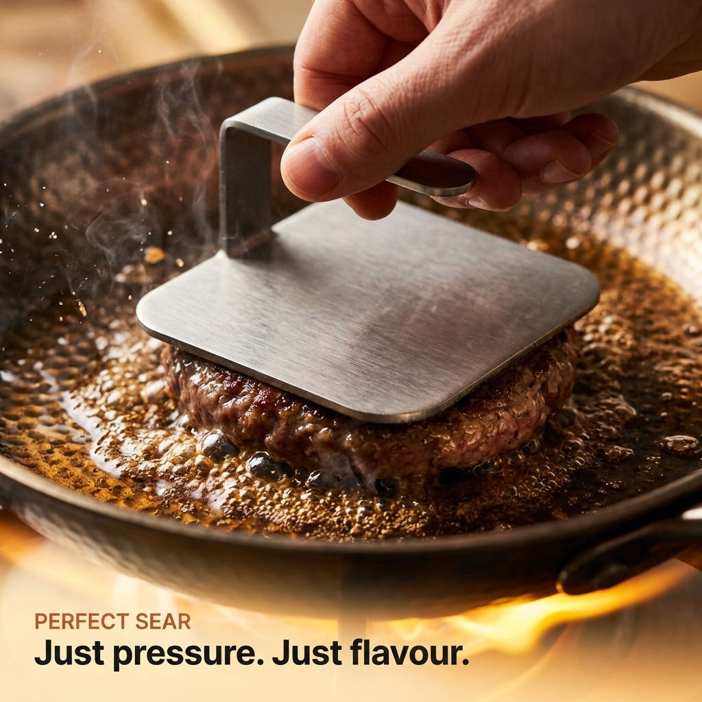 Grill Press - smash burger action