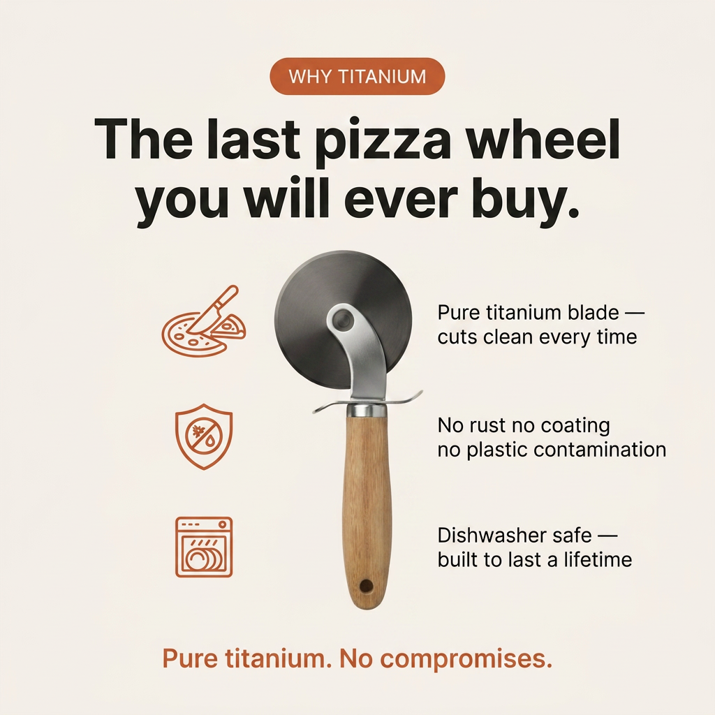 Pizza Wheel - why titanium card
