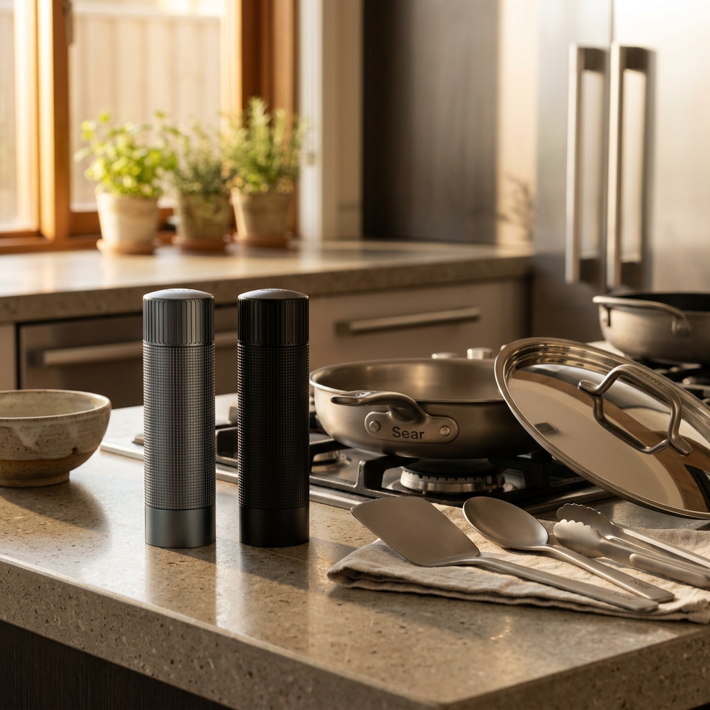 Salt and Pepper Mill Set - complete kitchen system