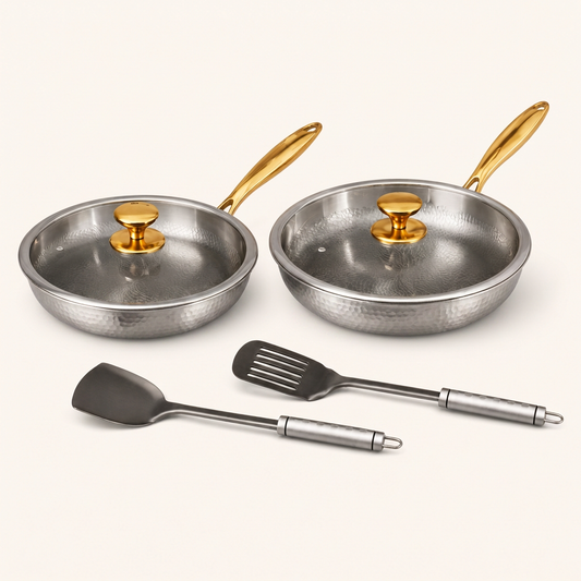 Everyday Titanium Pan Duo - hero both sizes