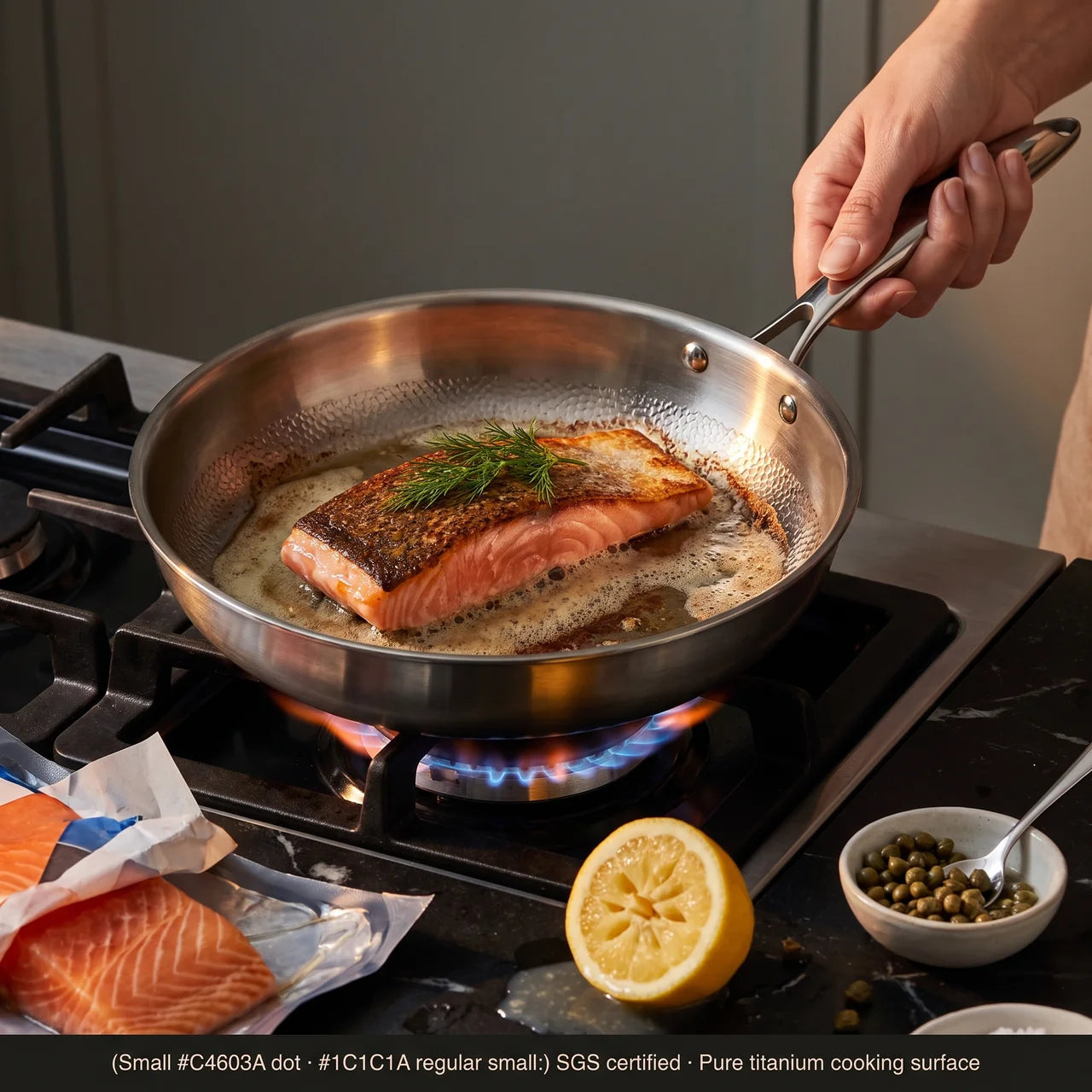 Titanium Hammered Pan Pro Standard