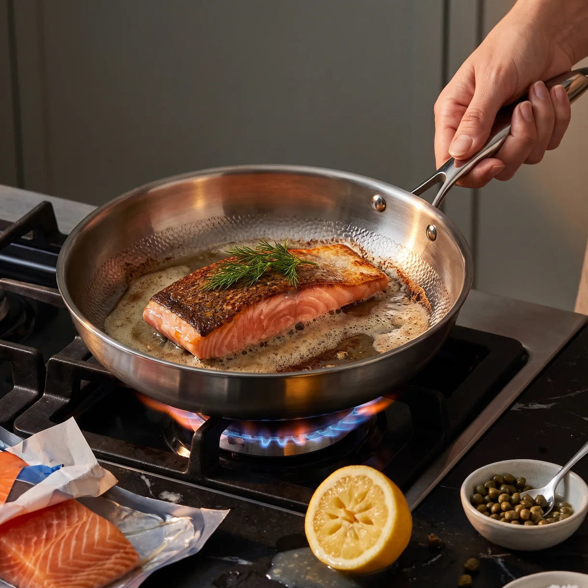 Titanium Hammered Pan Pro Standard