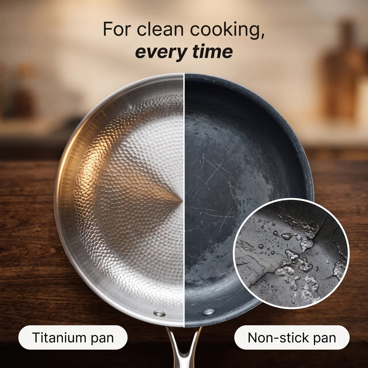 Titanium Hammered Pan Pro Standard